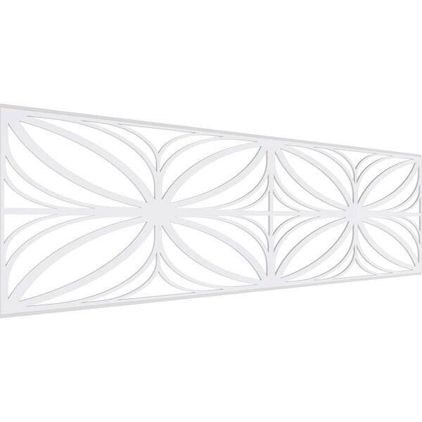 Ekena Millwork Set of Four Panels for 94 1/2"W x 28 1/4"H Otis Fretwork Wainscot Wall Paneling WPKP14X01X47OTS - main
